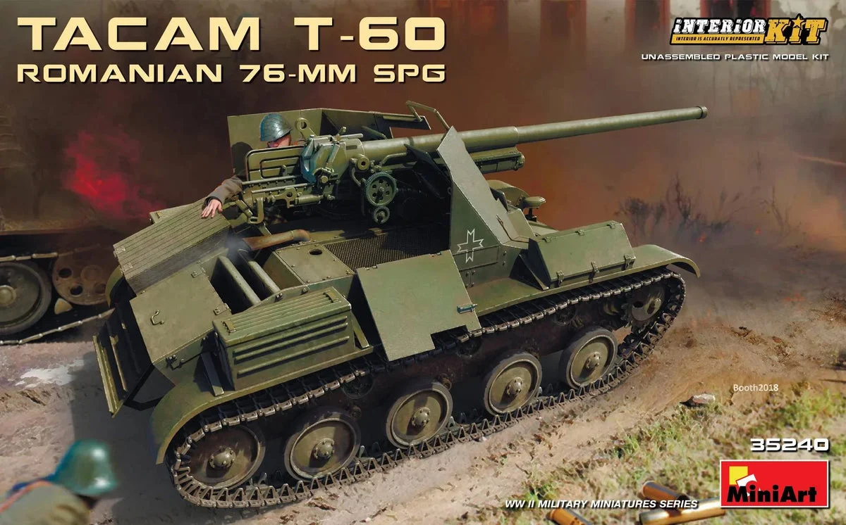 1/35 Mini Art - Romanian 76mm SPG Tacam T-60 - 35240