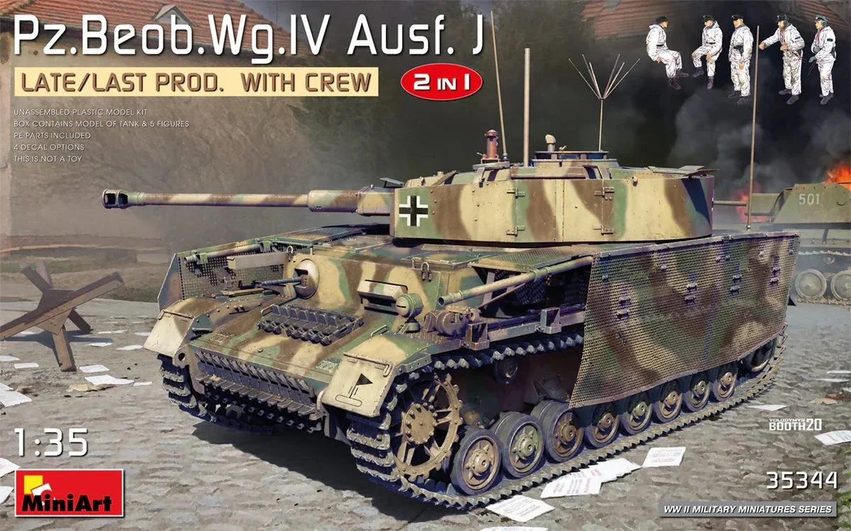 1/35 Mini Art - Pz.Beob.Wg.IV Ausf. J Late Prod. - 35344