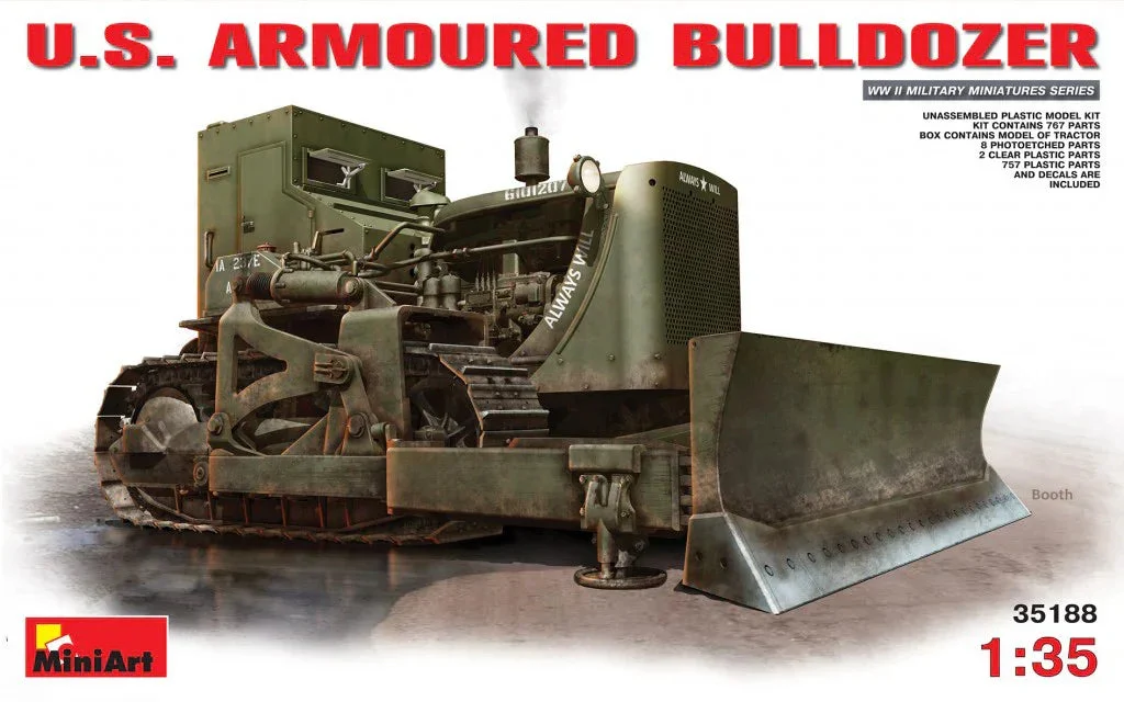 1/35 Mini Art - U.S. Armoured Bulldozer - 35188