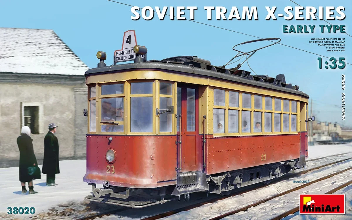 1/35 Mini Art - Soviet Tram X-Series Early Type - 38020