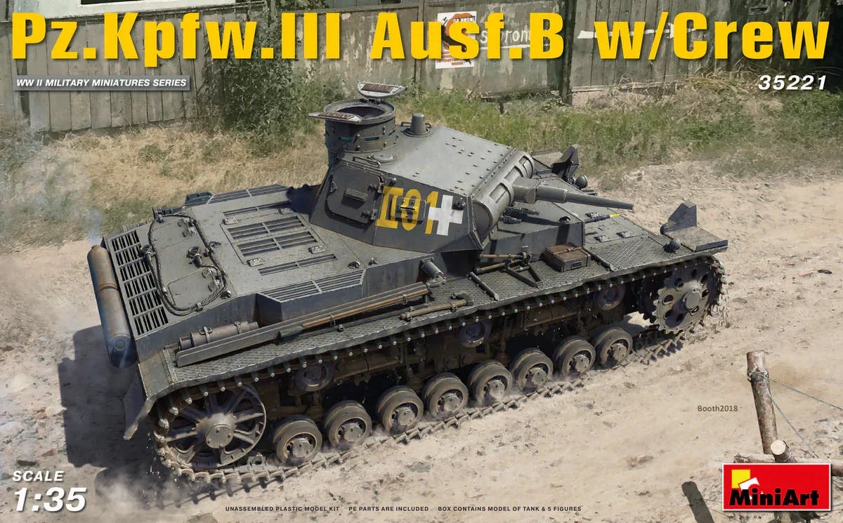 1/35 Mini Art - Pz.Kpfw.III Ausf.B with Crew - 35221