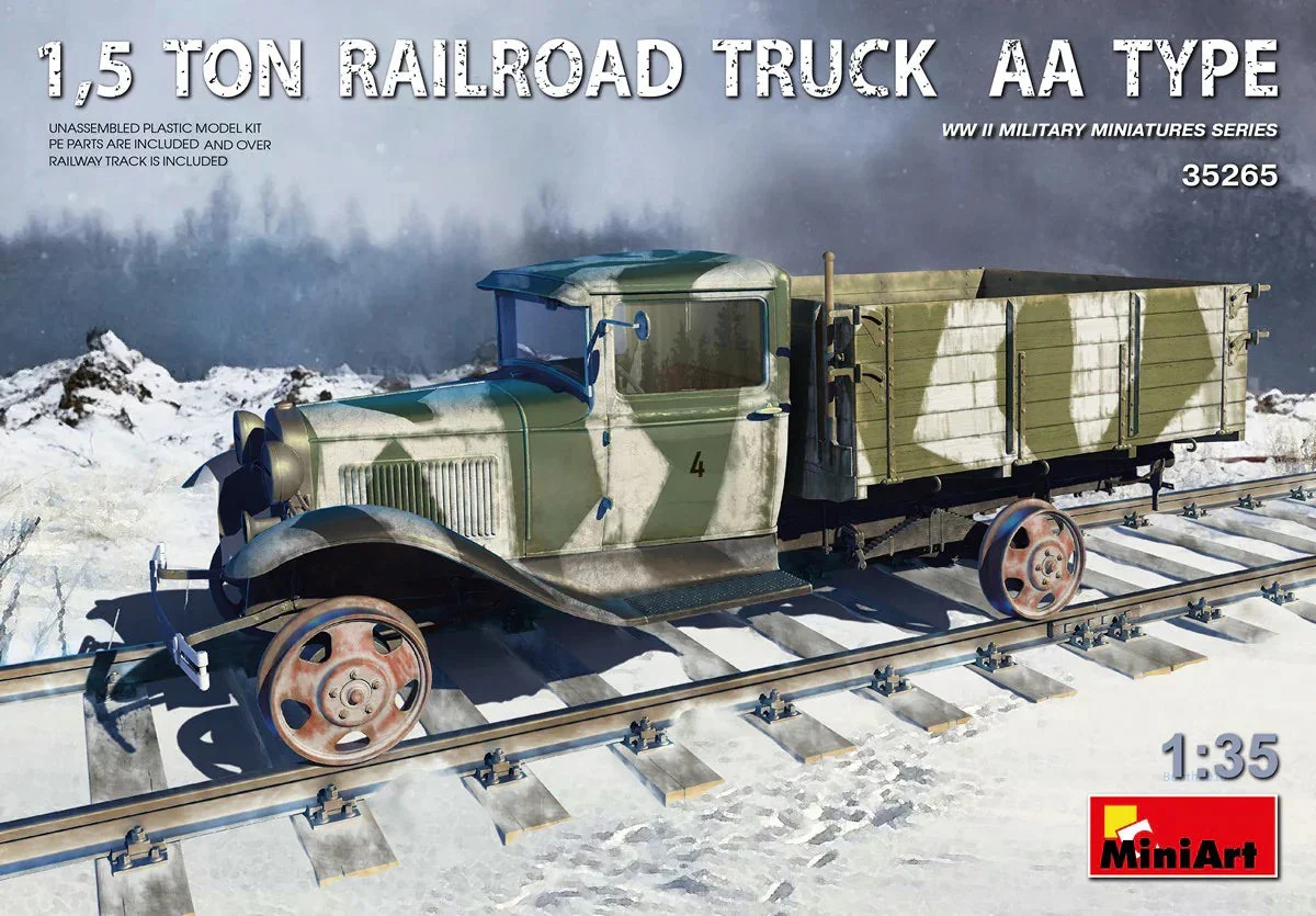 1/35 Mini Art - 1.5 Ton Railroad Truck AA Type - 35265