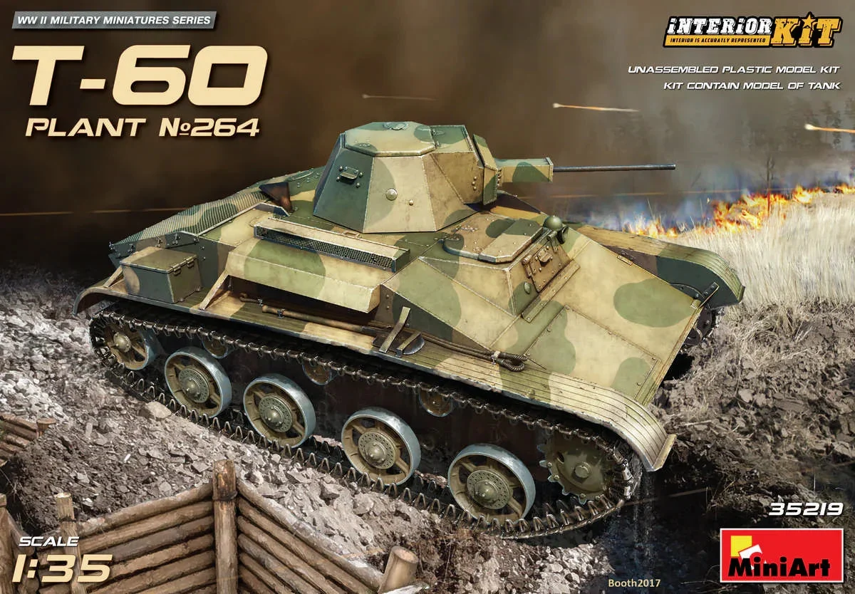1/35 Mini Art - T-60 Plant No. 264 Interior Kit - 35219