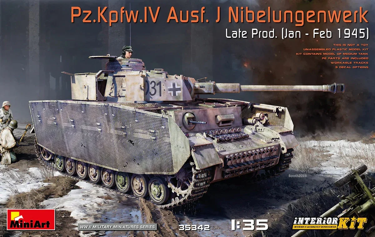 1/35 Mini Art - Pz.Kpfw.IV Ausf. J Nibelungenwerk Late Prod. - 35342