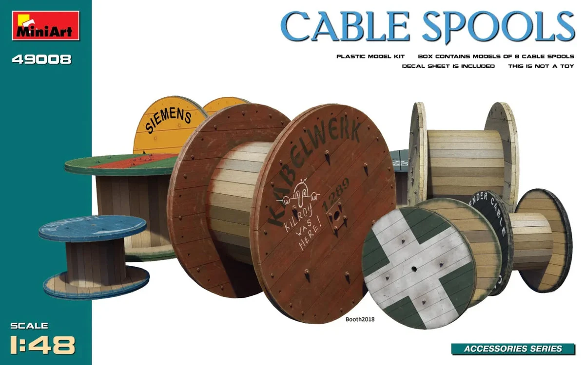 1/48 Mini Art - Cable Spools - 49008