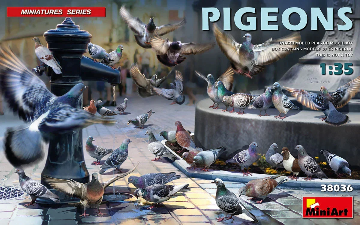 1/35 Mini Art Pigeons - 38036