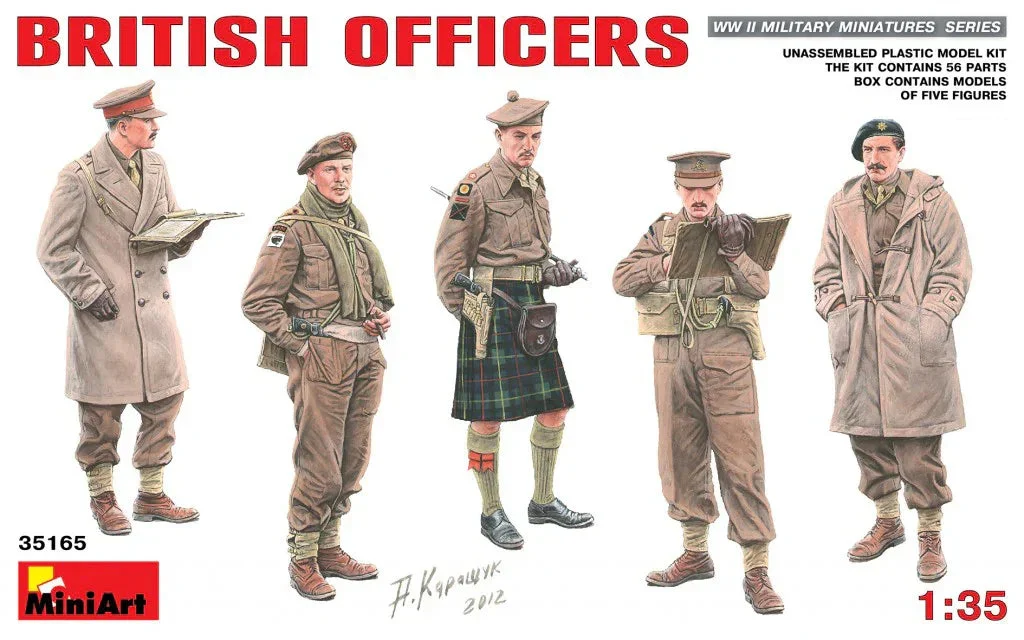 1/35 Mini Art - British Officers - 35165