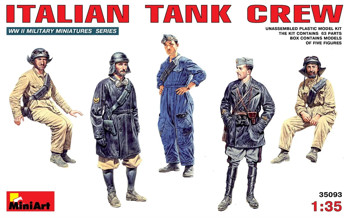 1/35 Mini Art - Italian Tank Crew - 35093