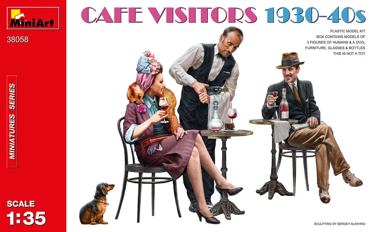 1/35 Mini Art - Cafe Visitors 1930-40s - 38058