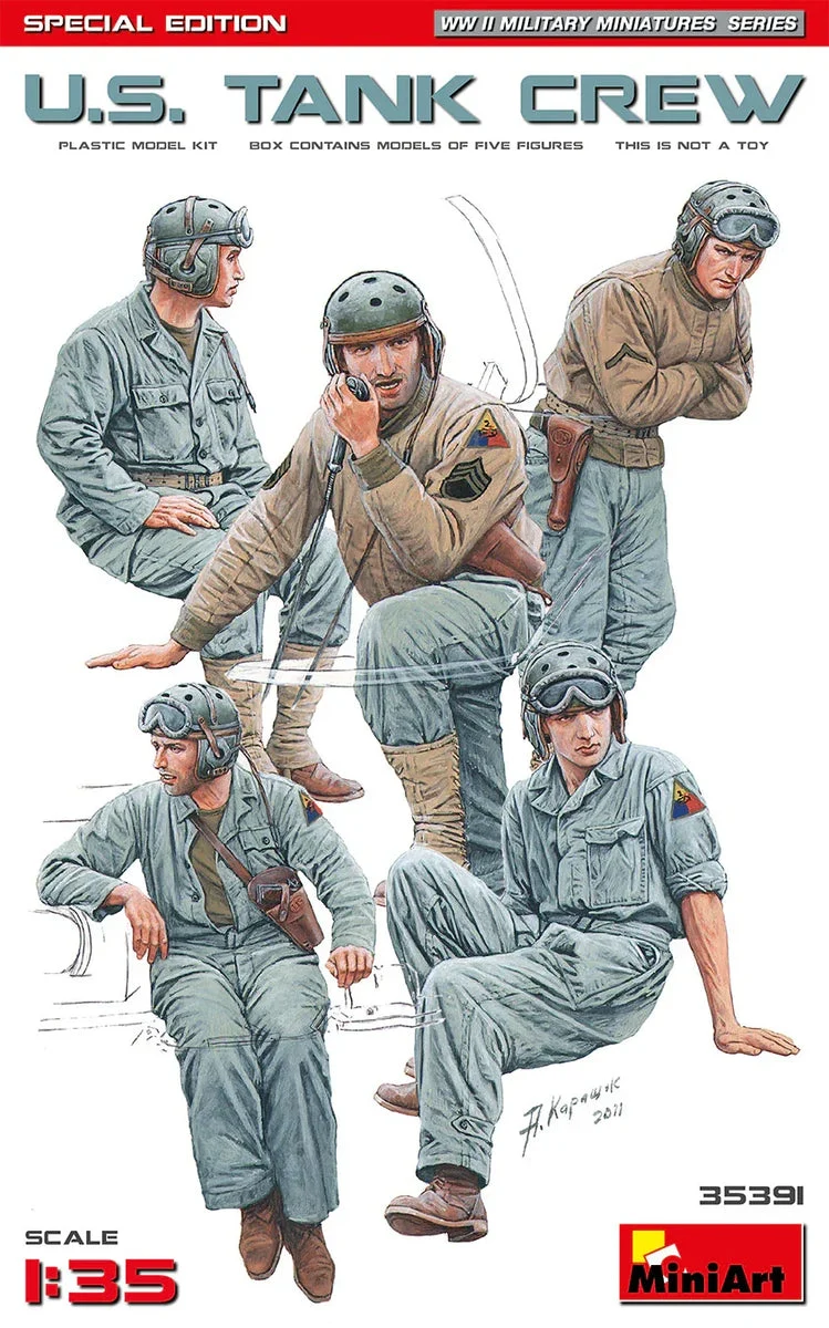 1/35 Mini Art - U.S. Tank Crew - 35391
