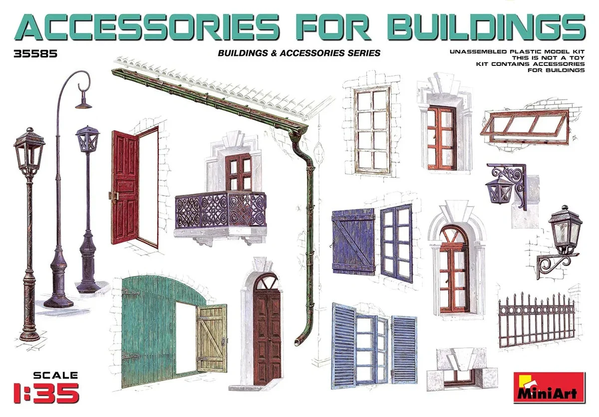 1/35 Mini Art Accessories for Buildings 35585 - Mini Art Models