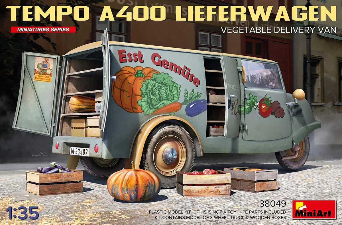 1/35 Mini Art - A400 Lieferwagen Vegetable Delivery Van - 38049