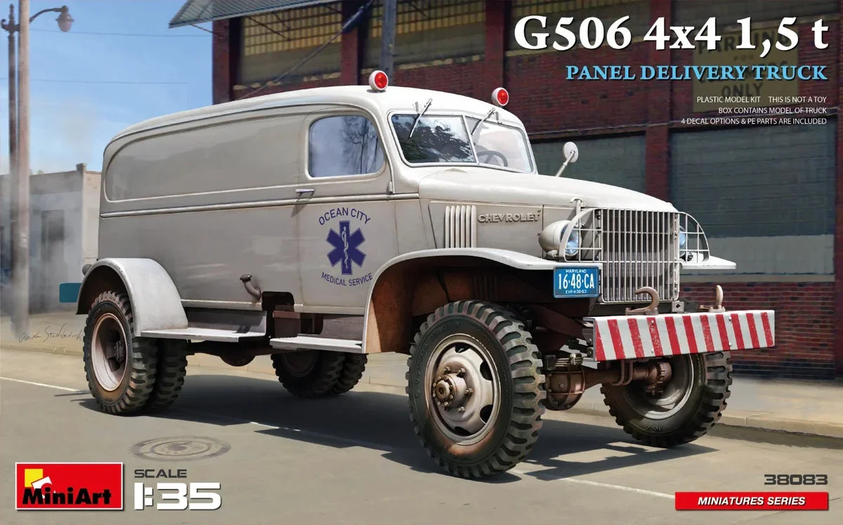 1/35 Mini Art - G506 4x4 1.5T Panel Delivery Truck - 38083