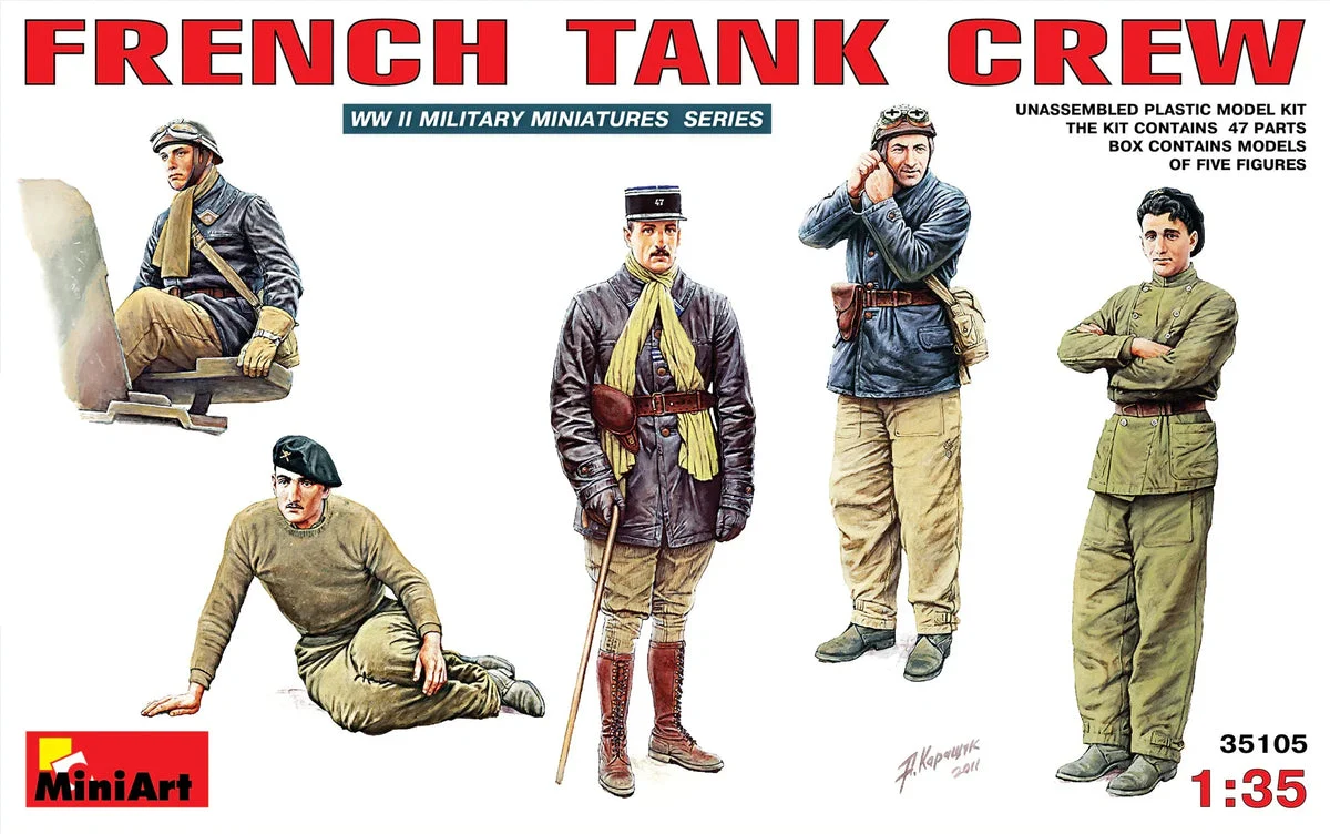 1/35 Mini Art - French Tank Crew - 35105