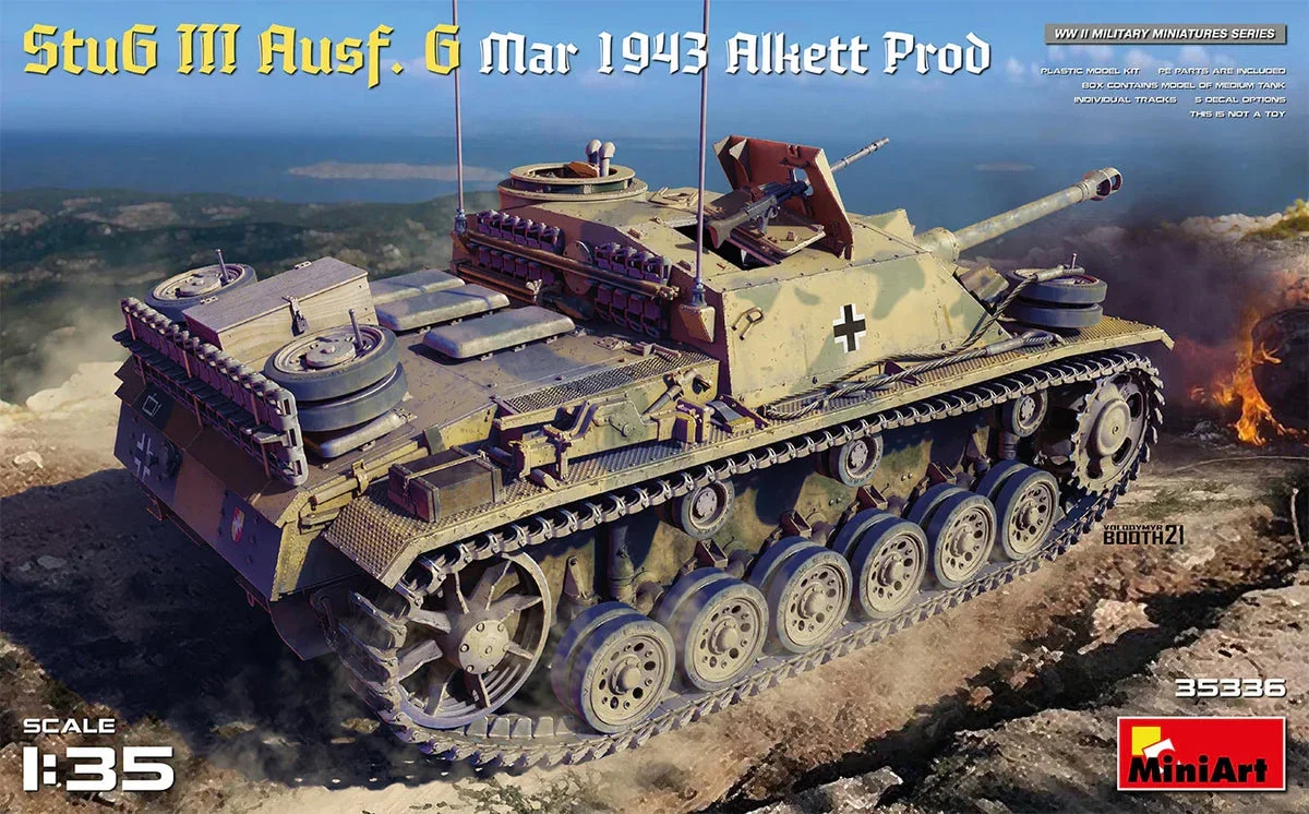 1/35 Mini Art - StuG III Ausf. G March 1943 Alkett Prod - 35336