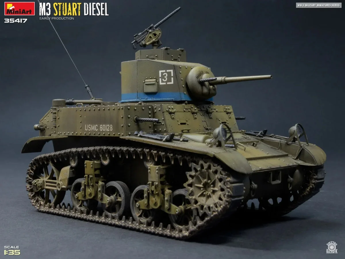 1/35 MiniArt M3 Stuart Diesel - Early Production 35417