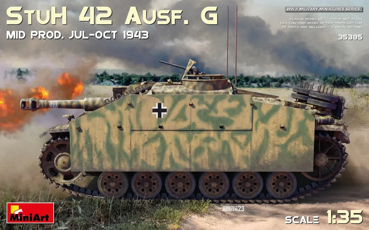 1/35 Mini Art - StuH 42 Ausf. G Mid Prod. Jul-Oct 1943 - 35385
