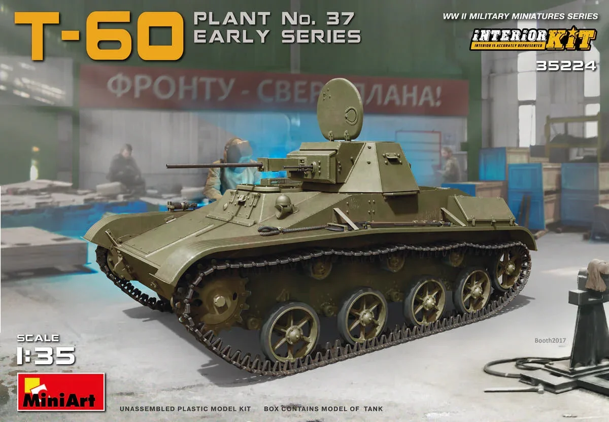 1/35 Mini Art - T-60 Plant No. 37 Early Series Interior Kit - 35224