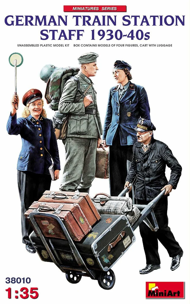 1/35 Mini Art - German Train Station Staff 1930-40's - 38010