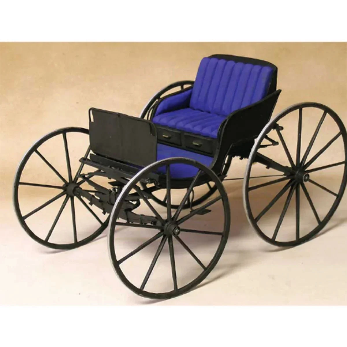 1/12 Model Trailways 19th Century Wood & Metal Doctor's Buggy Kit 6003 - Model Shipways