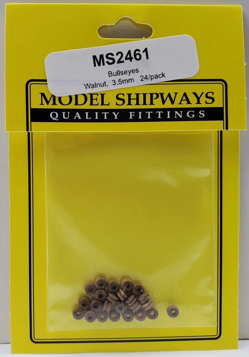 Model Shipways - 3.5mm Walnut Bullseye 24 pcs - 2461
