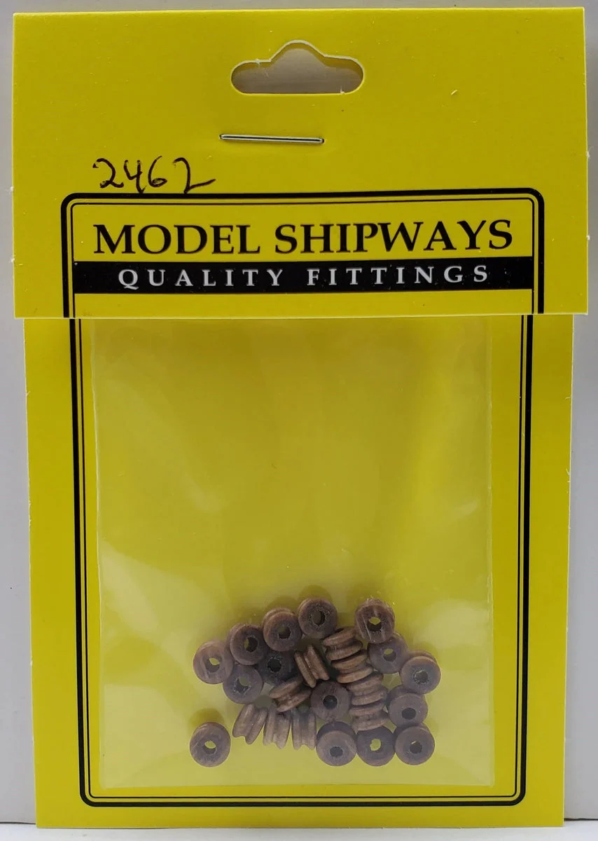 Model Shipways - 5mm Walnut Bullseye 24 pcs - 2462