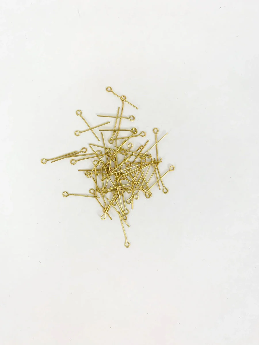 Model Shipways - 0.75mm x 6mm Brass Jackstay Eyebolts 500 pcs - 429B