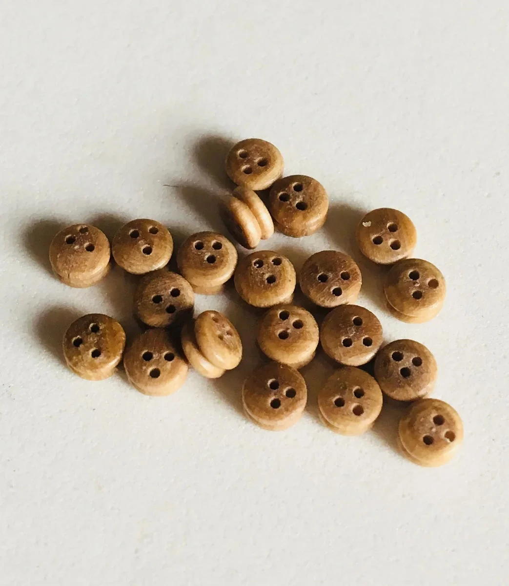 Model Shipways - 9/64" (3.5mm) Walnut Deadeye 40 pcs - 339