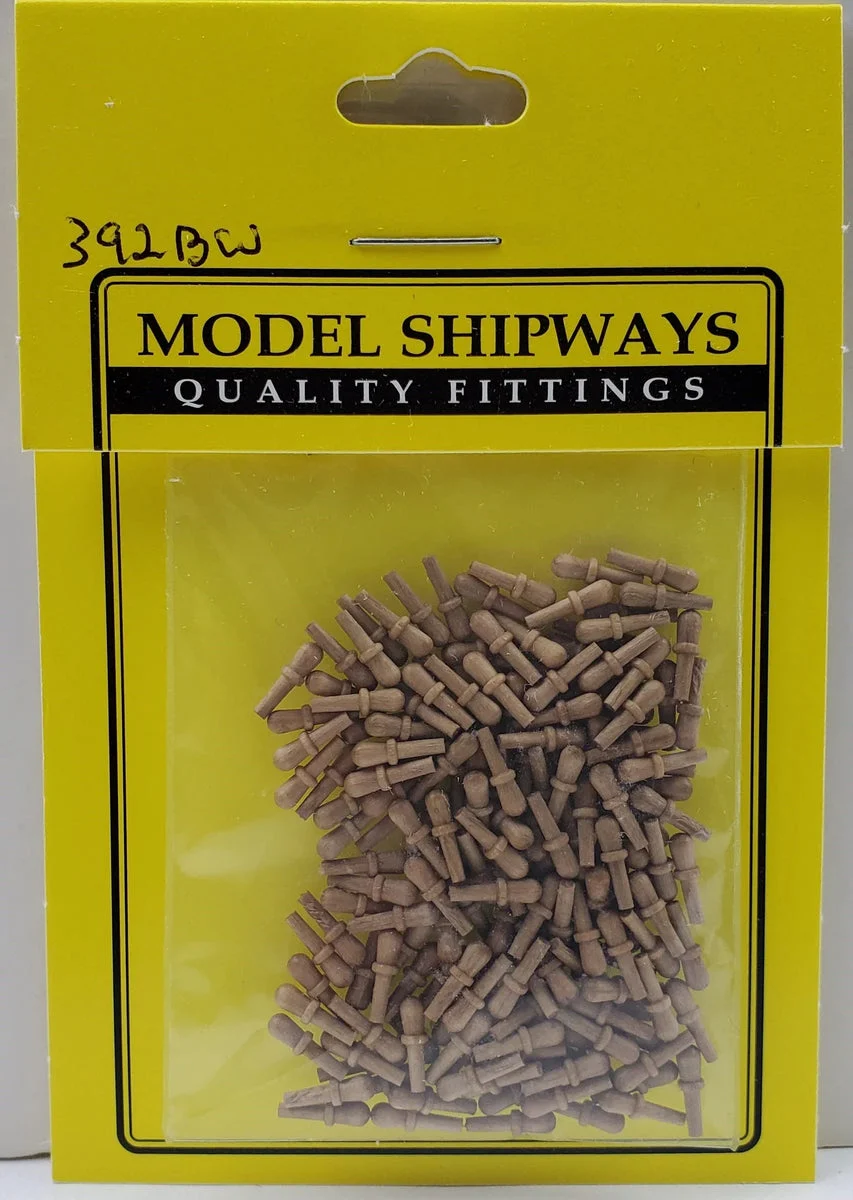 Model Shipways - 5/16" (8mm) Walnut Belaying Pin 150 pcs - 392BW