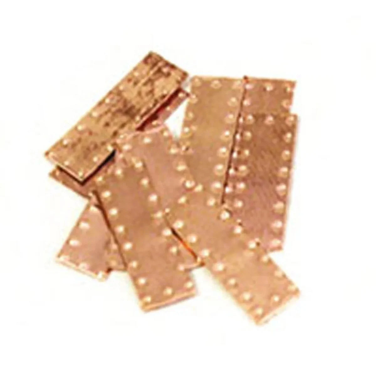 Model Shipways - 6 x 12mm Dimpled Copper Plate 50 pcs - 978