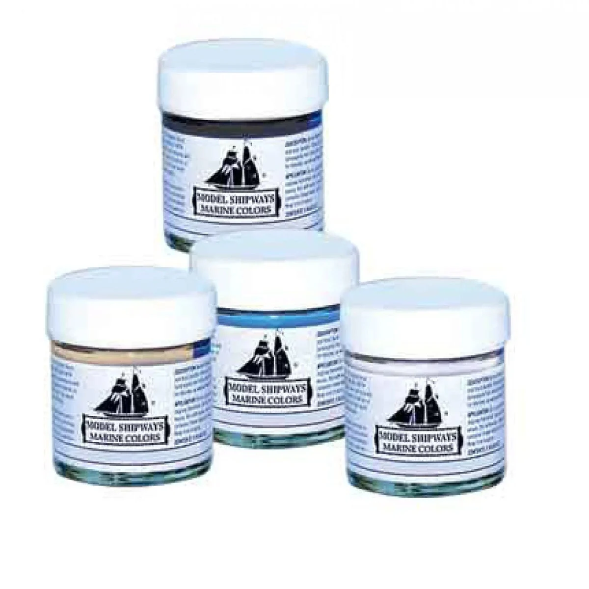 Model Shipways - Muscongus Bay Lobster Smack Acrylic Paint Set - 1472MS