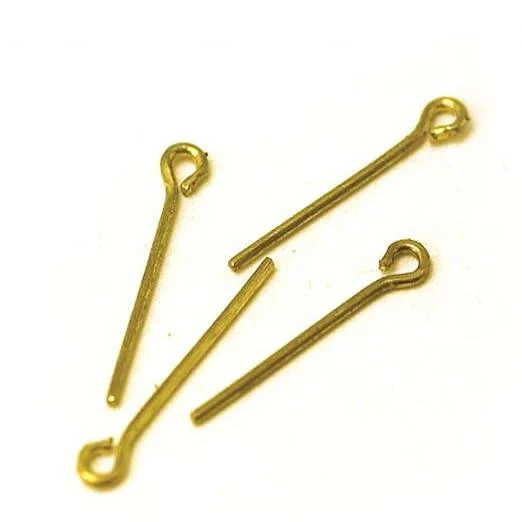Model Shipways - 1/16 x 1/2" Brass Jackstay Eyebolts 150 pcs - 428B