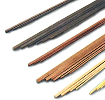 Model Shipways - 1/8 x 1/8 x 24" Cherry Strips 6 pcs - 9243