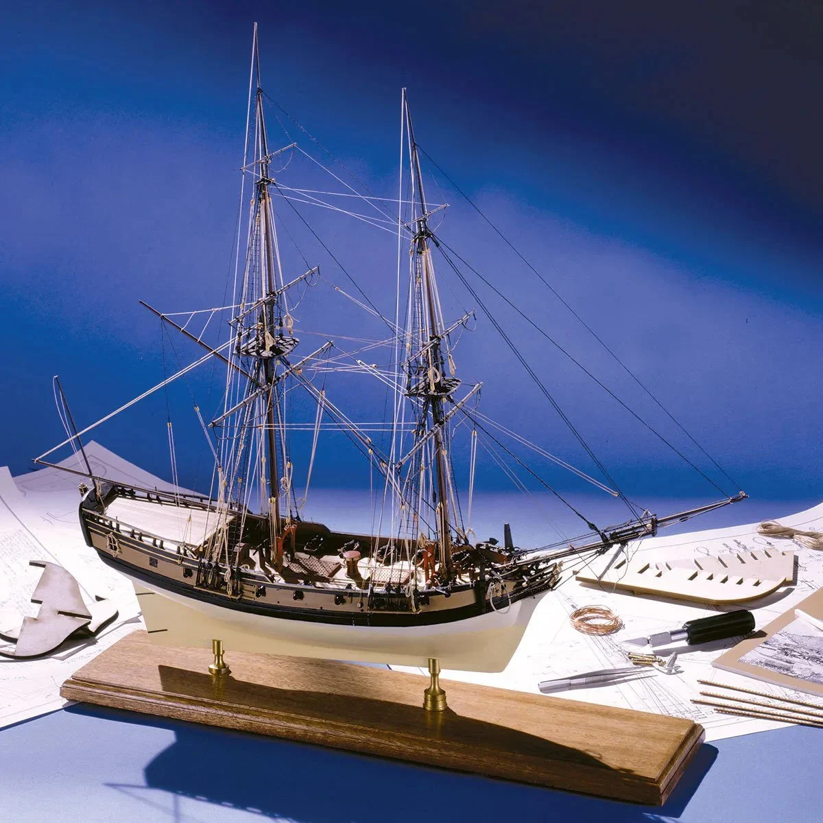 1/48 Model Shipways Fair American 14 Gun Privateer - 2015