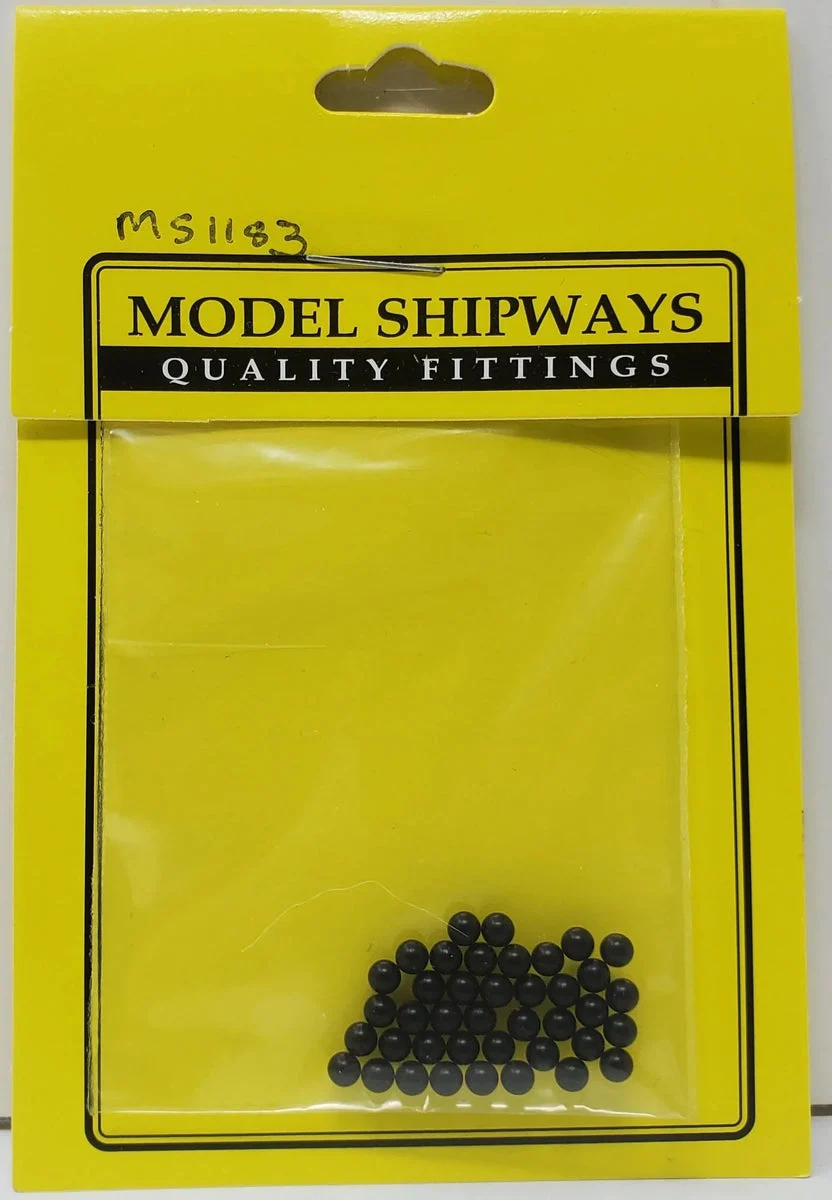 Model Shipways - 3mm Cannonball 40 pcs - 1183