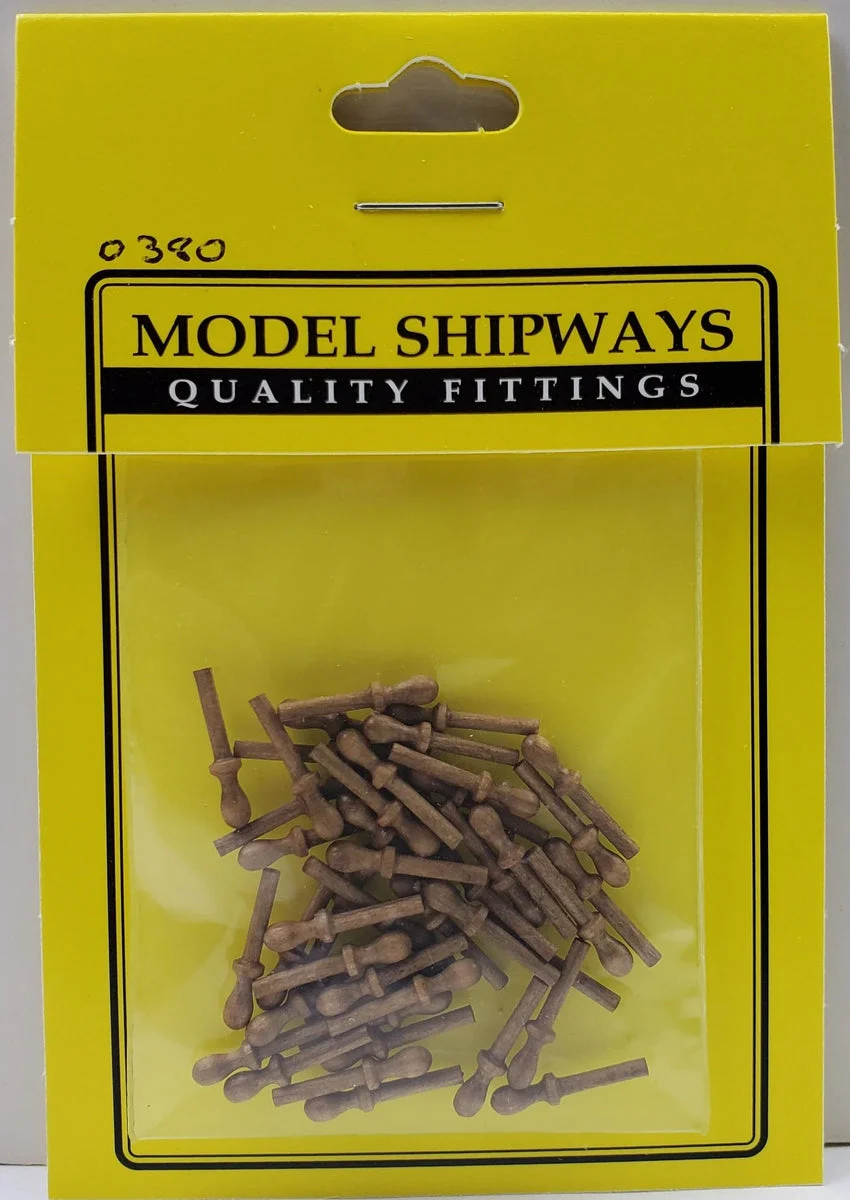 Model Shipways - 9/16" (14mm) Walnut Belaying Pin 40 pcs - 380