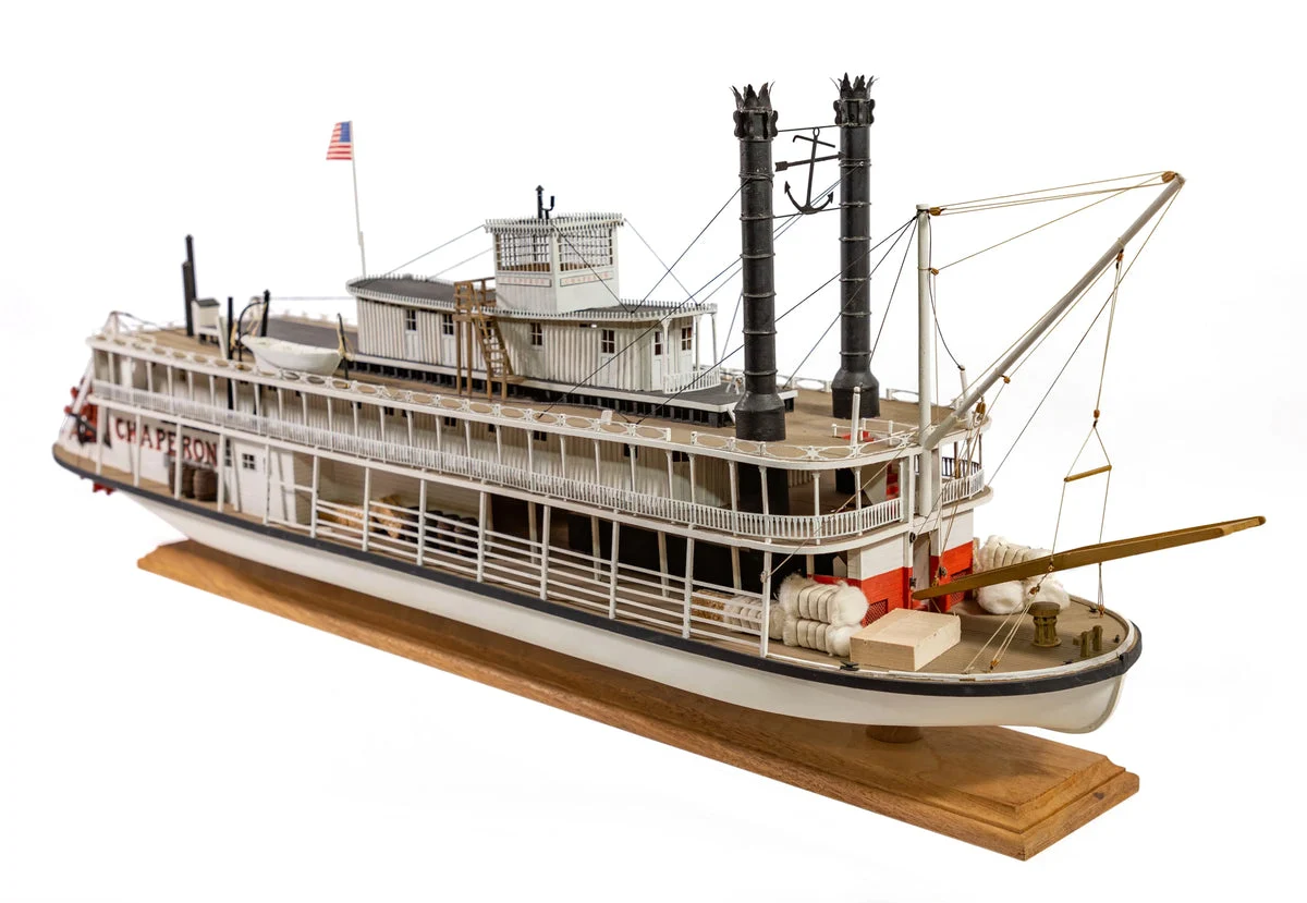 1/48 Model Shipways Chaperon Mississippi Sternwheel Steamer - 2190