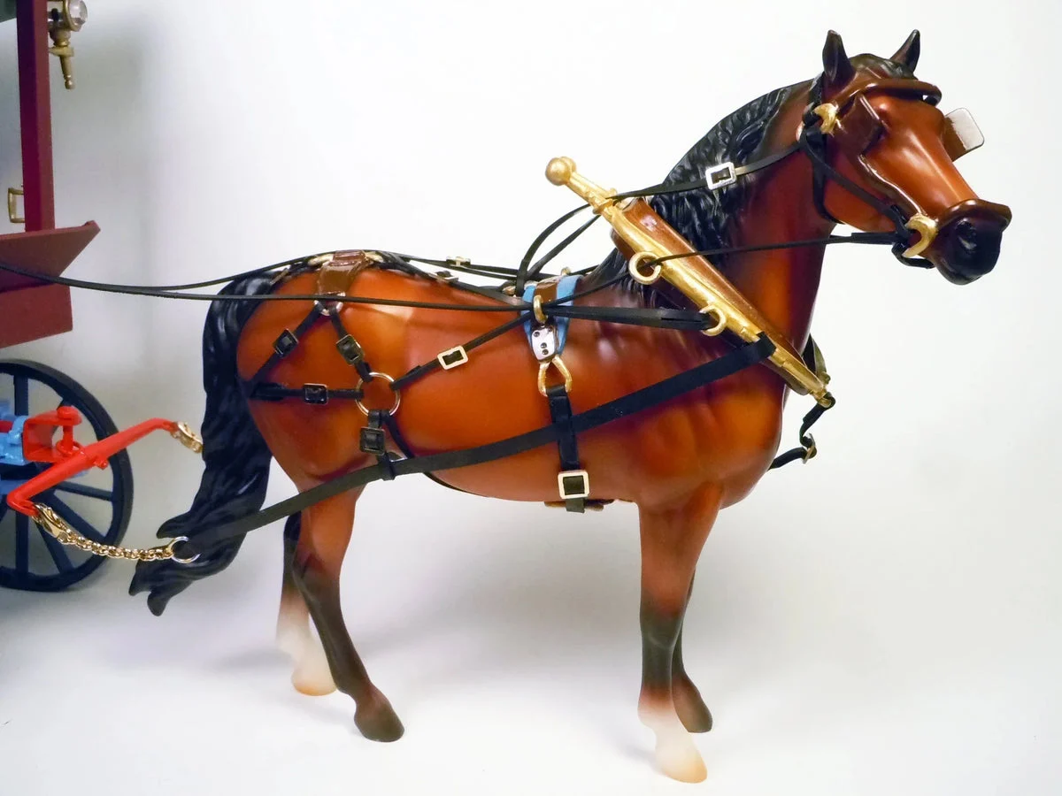 1/12 Model Trailways One Horse Hitch + Harness w/o Horse 6021 - Model Shipways
