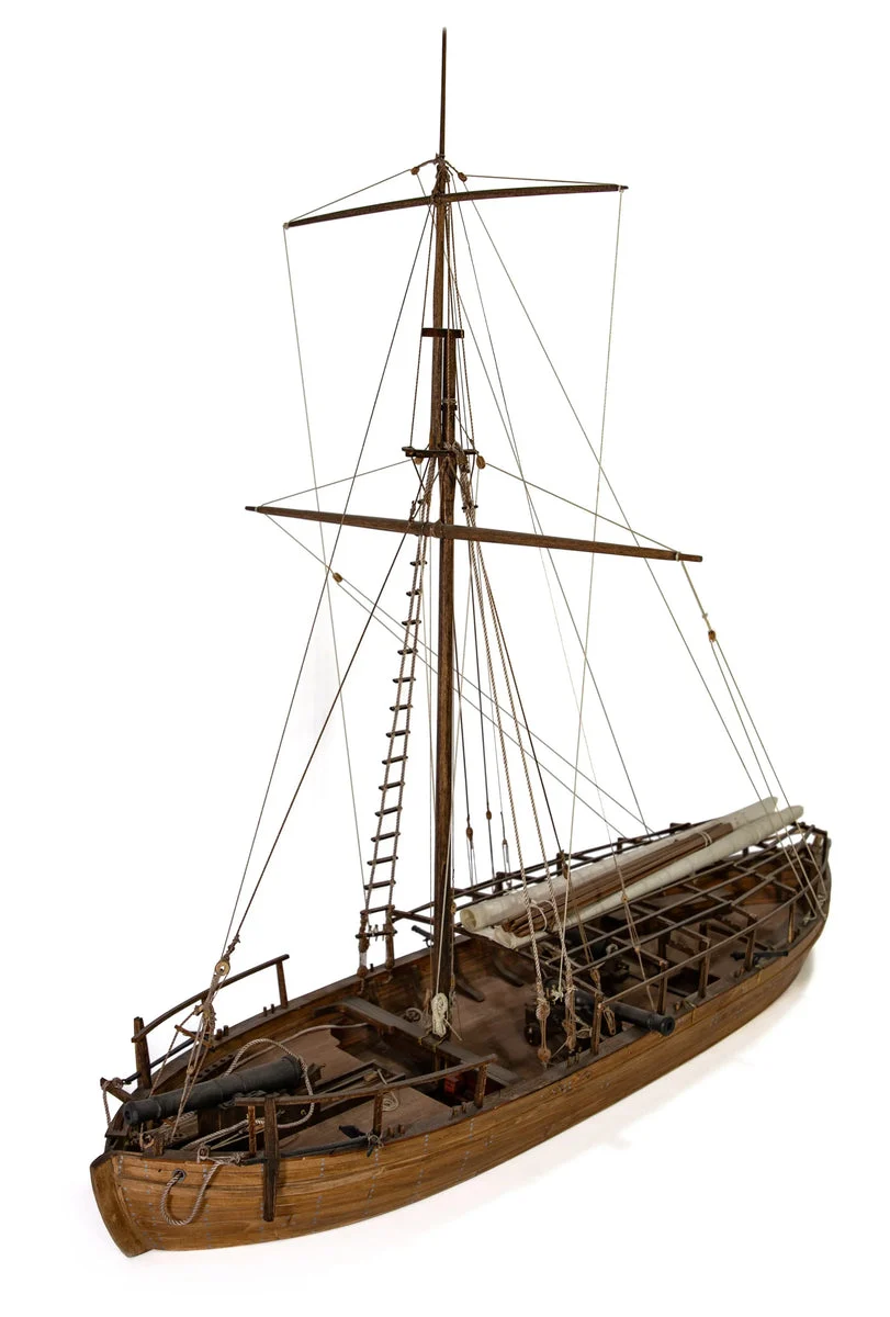 1/24 Model Shipways Gunboat Philadelphia American Fleet 1776 2263