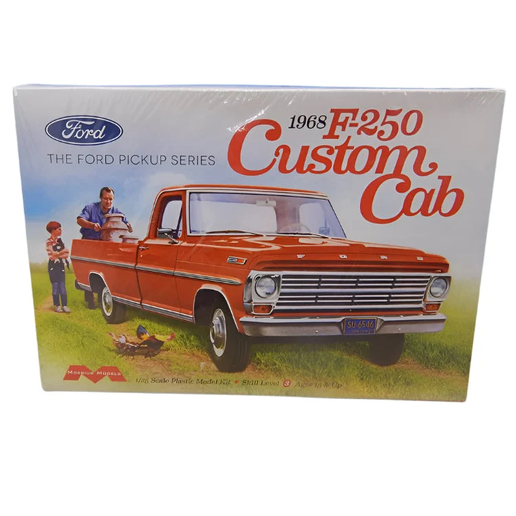 Moebius Models 1/25 1968 Ford F-250 Custom Cab Pickup - MOE2564