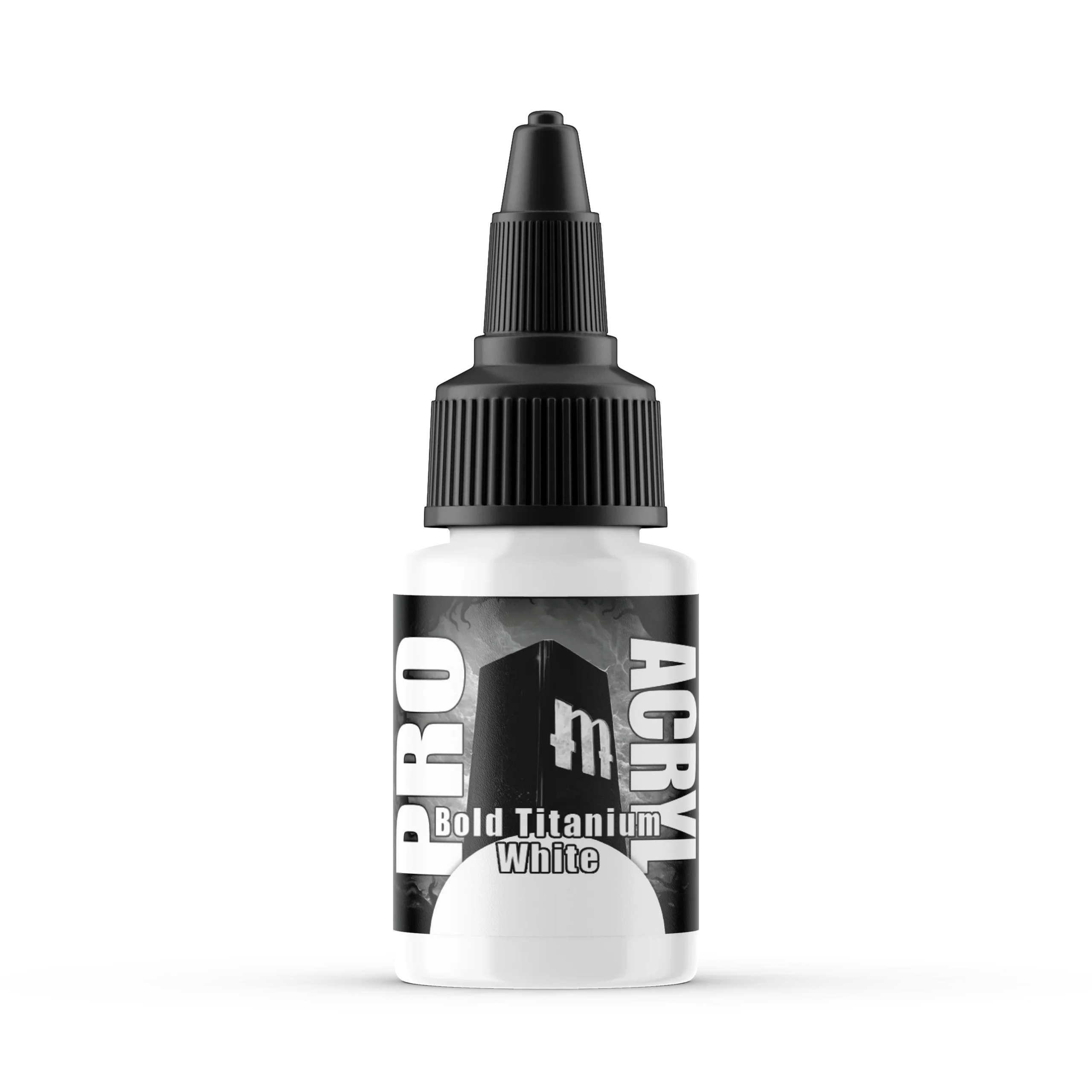 Pro Acryl Bold Titanium White Acrylic Paint – 001 - Monument Hobbies