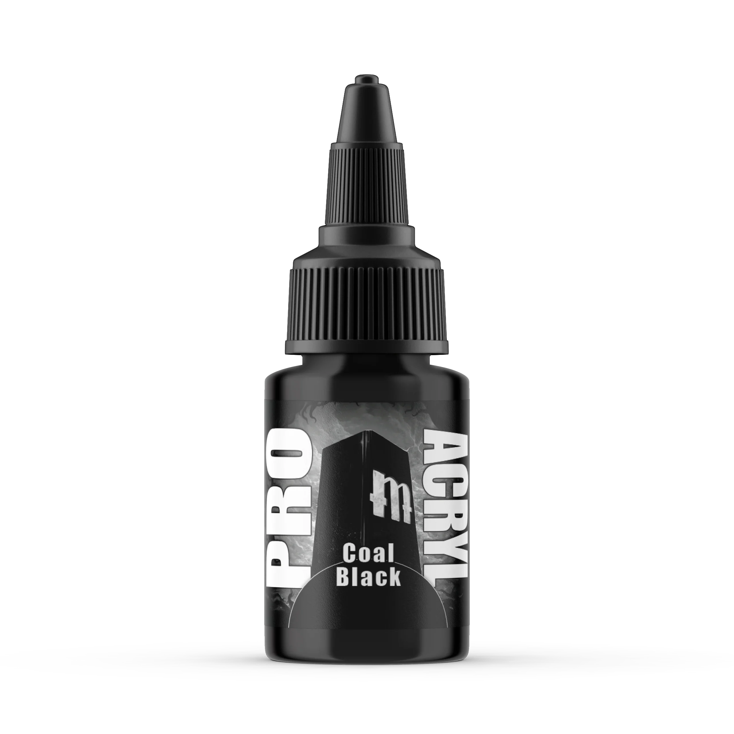 Pro Acryl Coal Black Acrylic Paint – 002 - Monument Hobbies