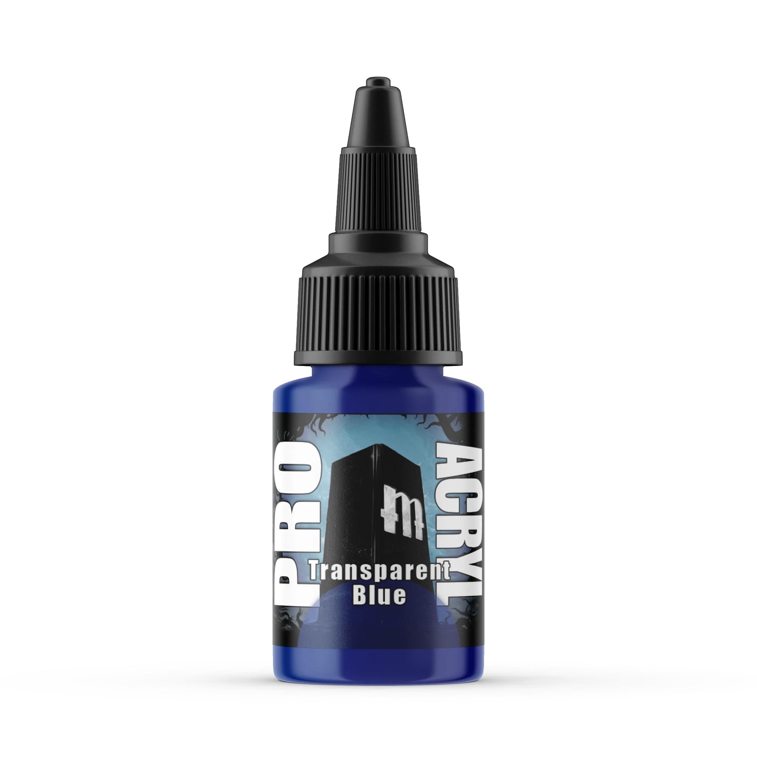 Pro Acryl Transparent Blue Acrylic Paint – 046 - Monument Hobbies