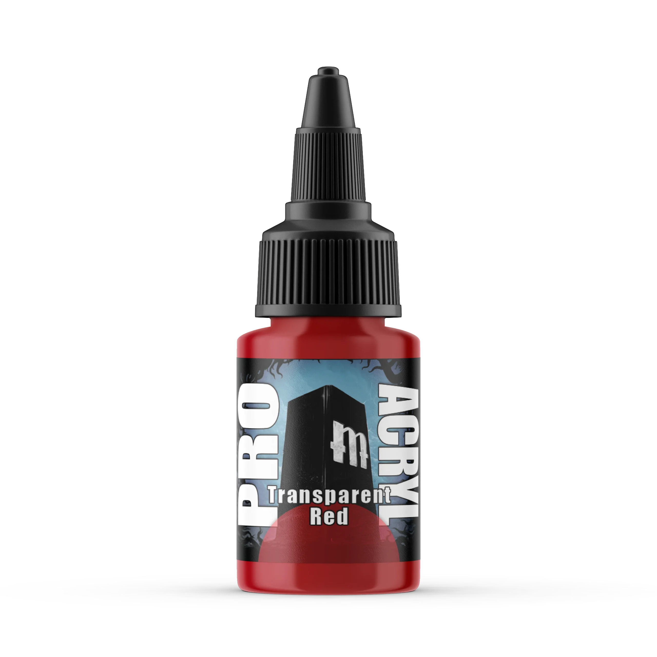 Pro Acryl Transparent Red Acrylic Paint – 047 - Monument Hobbies