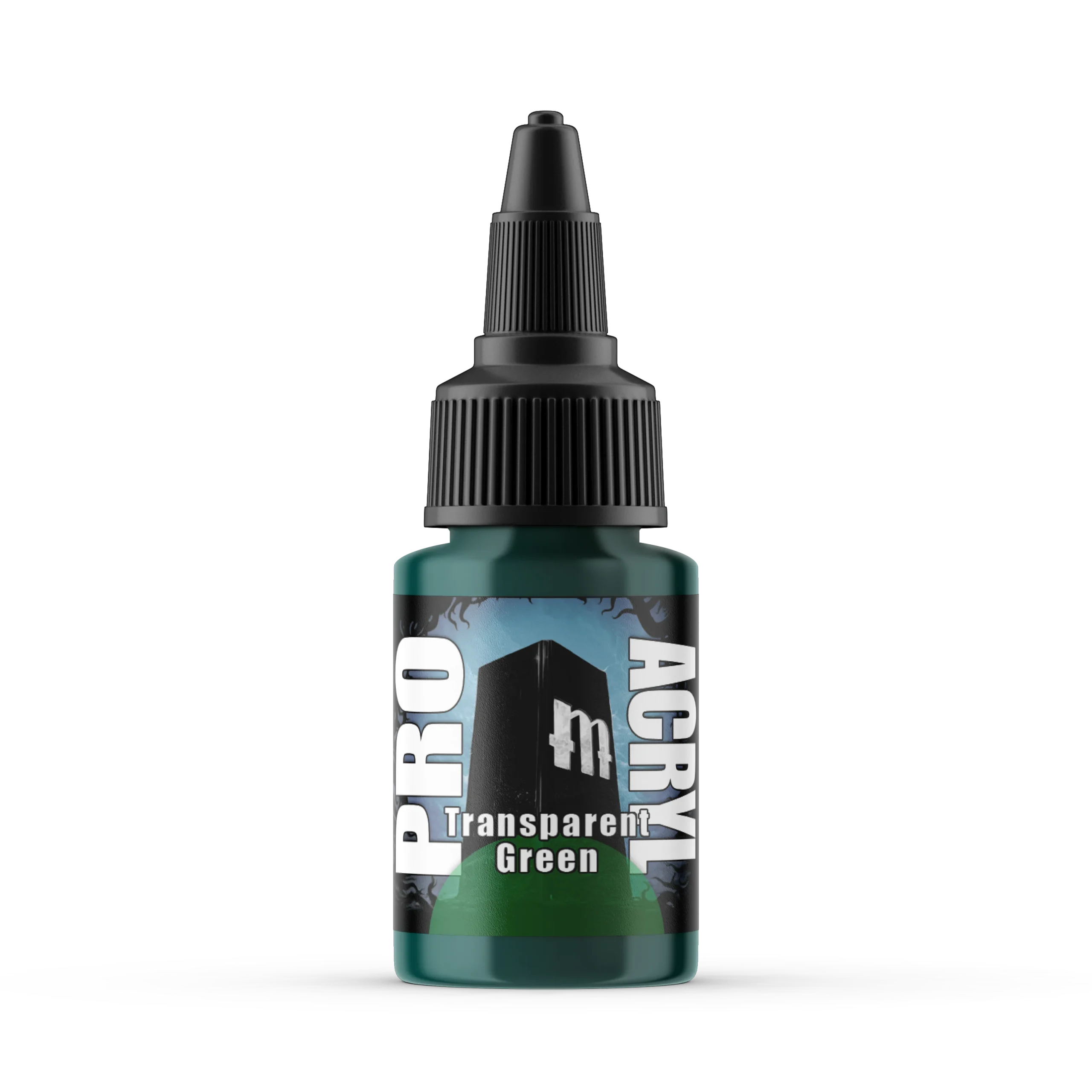 Pro Acryl Transparent Green Acrylic Paint – 048 - Monument Hobbies
