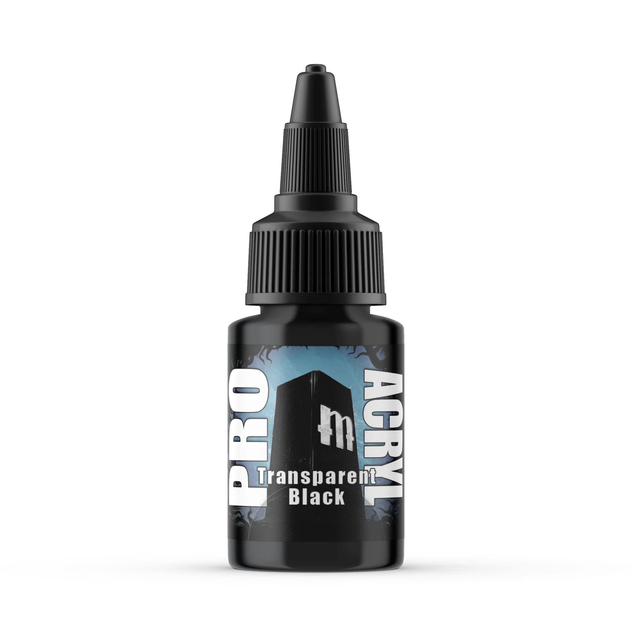 Pro Acryl Transparent Black Acrylic Paint – 053 - Monument Hobbies
