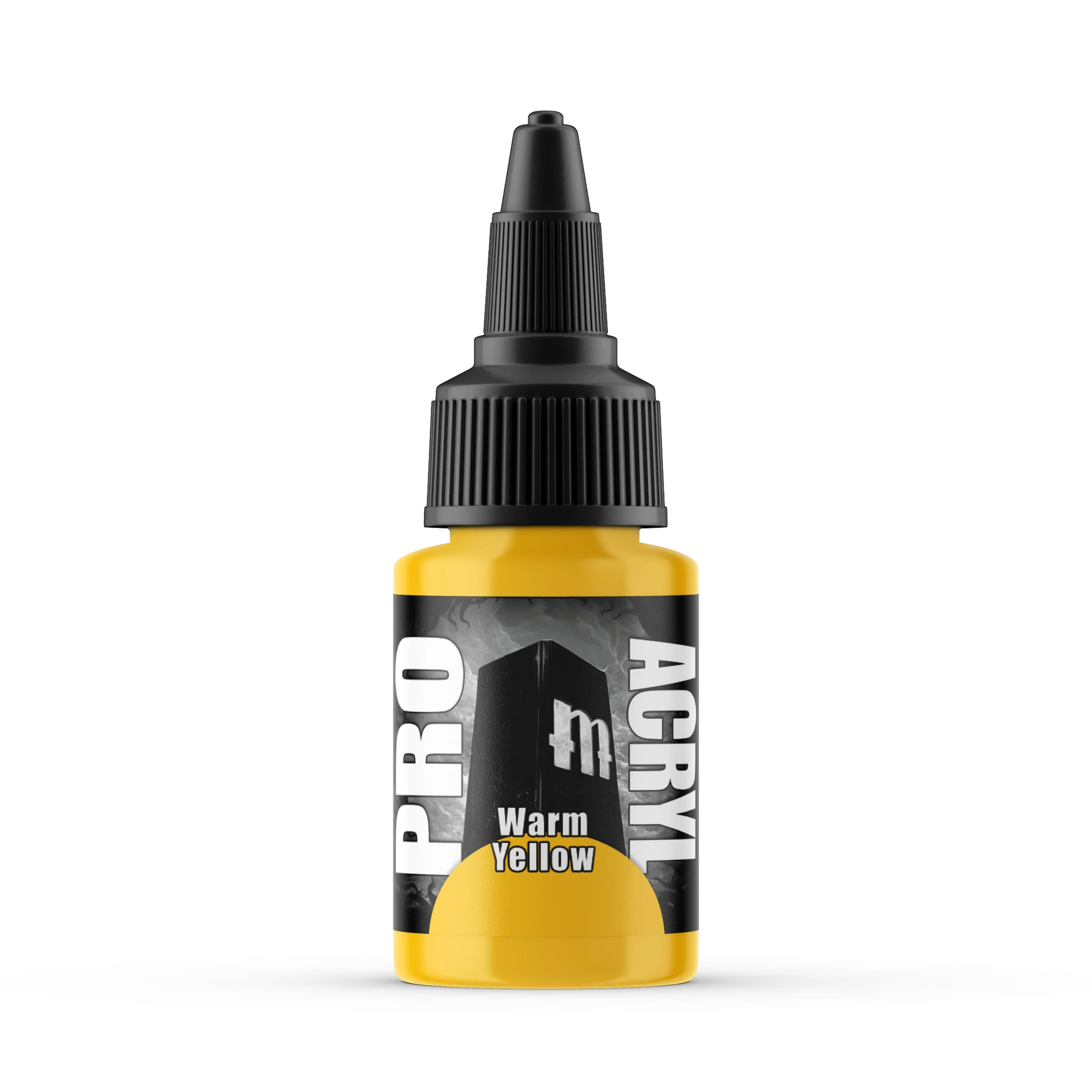 Pro Acryl Warm Yellow Acrylic Paint – 072 - Monument Hobbies