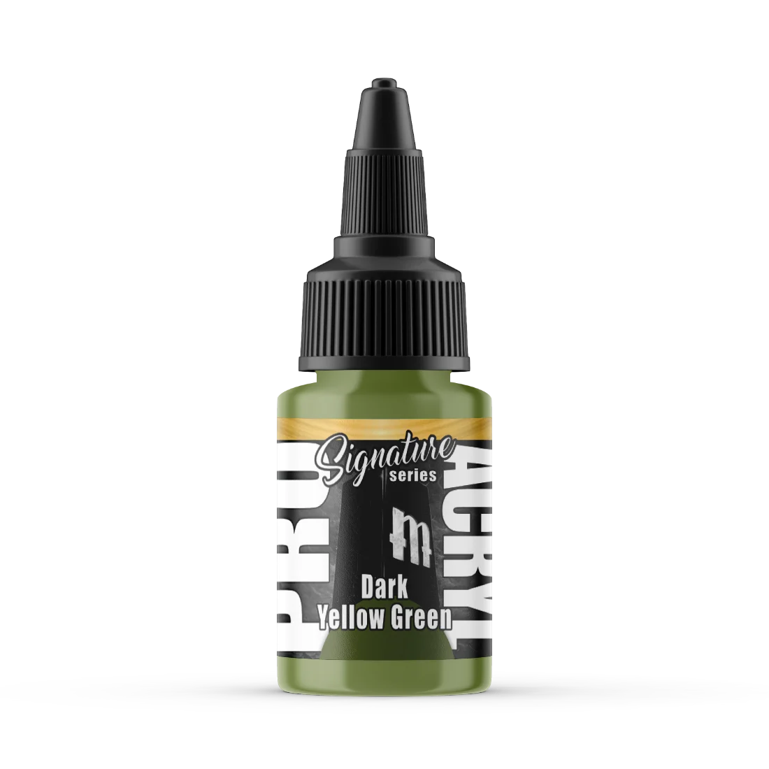 Pro Acryl Dark Yellow Green Acrylic Paint – S06 - Monument Hobbies