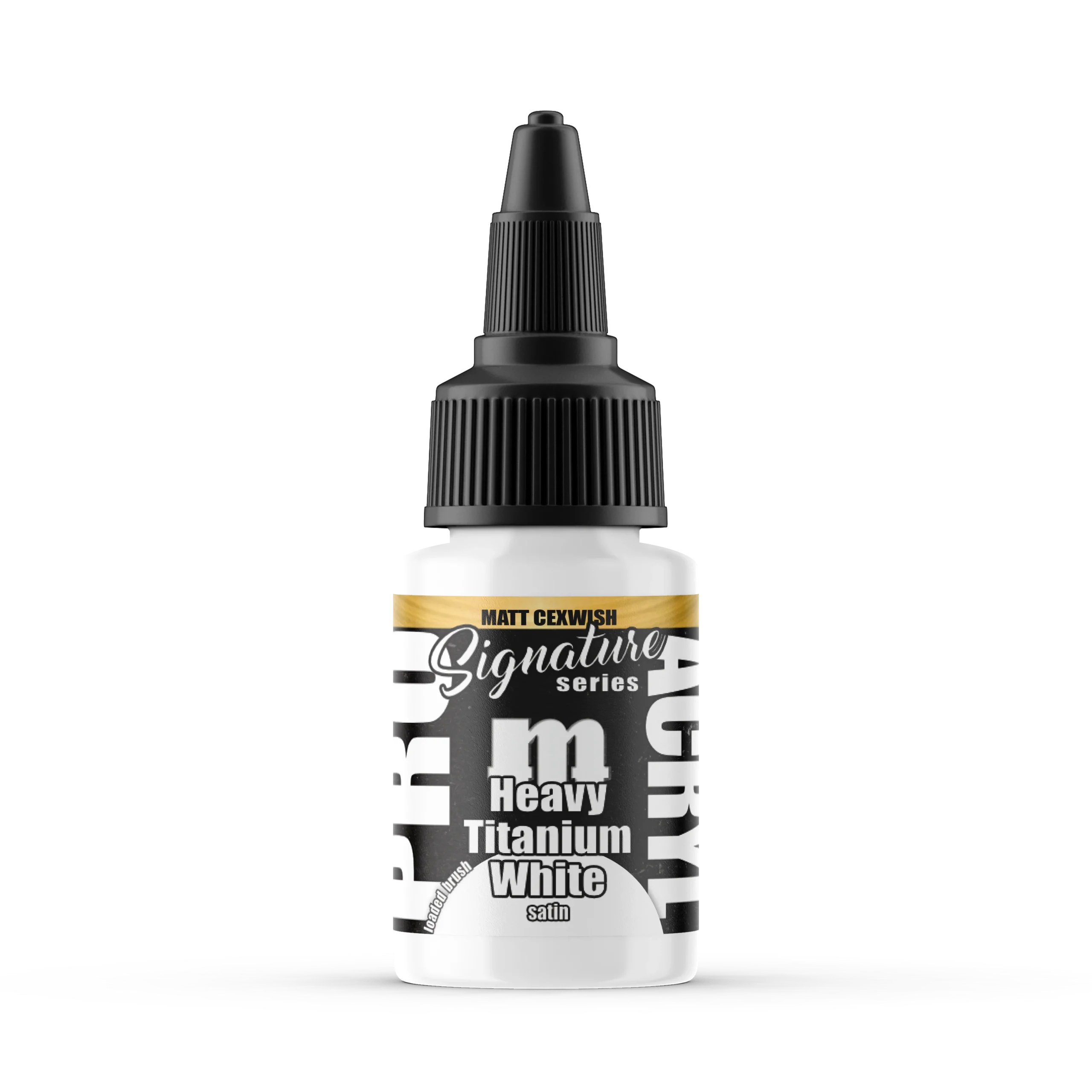 Pro Acryl Heavy Titanium White Acrylic Paint – S21 - Monument Hobbies
