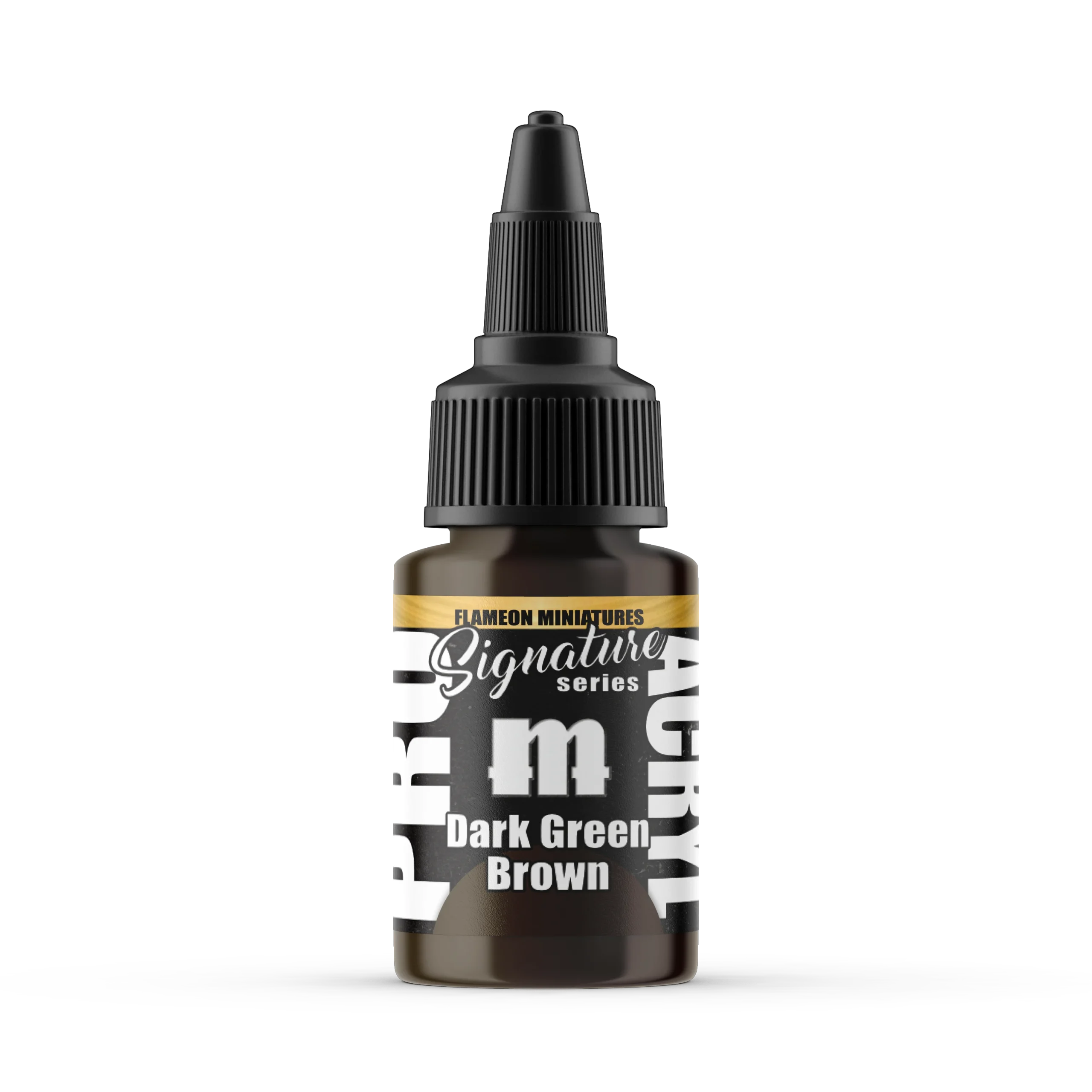 Pro Acryl Dark Green Brown Acrylic Paint – S25 - Monument Hobbies